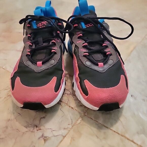 Nike Air Max 270 React Pink Youth 6 Womens Size‎ 7.5 Athletic Shoes Sneakers - Picture 2 of 12